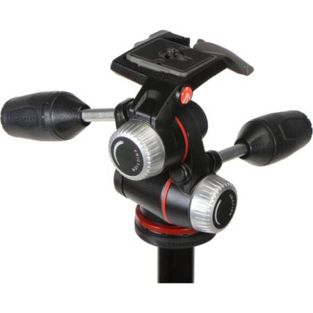 Manfrotto MK190XPRO3-3W - zestaw, statyw Alu (9-173cm, udźwig 12kg) + głowica MHXPRO-3W - głowica