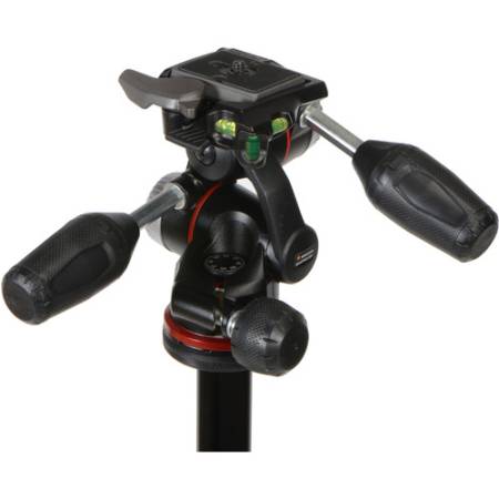 Manfrotto MK190XPRO3-3W - zestaw, statyw Alu (9-173cm, udźwig 12kg) + głowica MHXPRO-3W - głowica