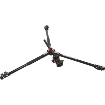 Manfrotto MK190XPRO3-BHQ2 - zestaw, statyw Alu (9-171,5cm, udźwig 15kg) + głowica MHXPRO-BHQ2 - po rozłożeniu