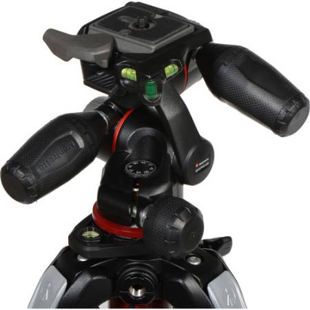 Manfrotto MK190XPRO4-3W - zestaw, statyw Alu (8-173cm, udźwig 12kg) + głowica MHXPRO-3W