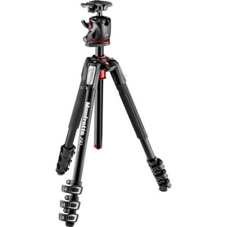 Manfrotto MK190XPRO4-BHQ2 - zestaw, statyw Alu (8-171,5cm, udźwig 15kg) + głowica kulowa