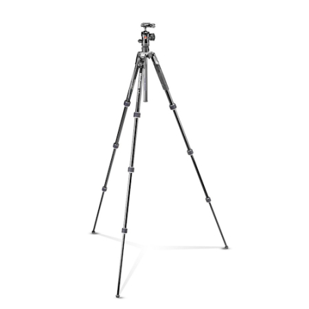 Manfrotto MKBFRTA4BK-BH - zestaw, statyw Alu Befree Advanced Twist (40-150cm, udźwig 9kg) + głowica kulowa 494 + torba - po rozłożeniu