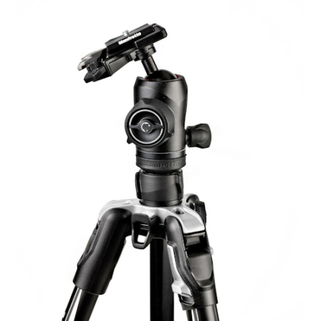 Manfrotto MKBFRTA4BK-BH - zestaw, statyw Alu Befree Advanced Twist (40-150cm, udźwig 9kg) + głowica kulowa 494 + torba - głowica