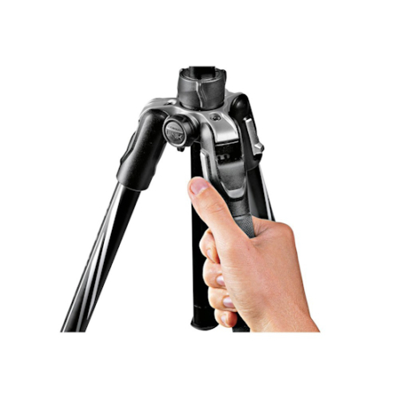 Manfrotto MKBFRTA4BK-BH - zestaw, statyw Alu Befree Advanced Twist (40-150cm, udźwig 9kg) + głowica kulowa 494 + torba - przykład użycia