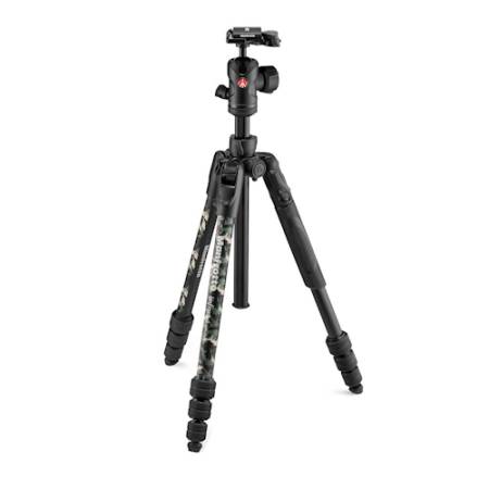 Manfrotto Befree Advanced Twist - zestaw fotograficzny, statyw Alu + głowica kulowa MH-494BH (udźwig 8kg, 40-150cm, Camo