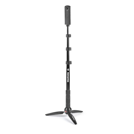 Manfrotto MKCONVR - zestaw, statyw PIXI EVO + wysięgnik (do kamer VR / 360, 52-143cm, udźwig 1kg) - przyklad użycia