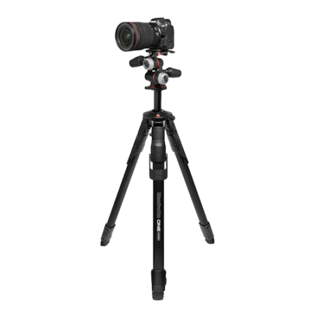 Manfrotto MKONEPA-3W - zestaw, statyw One Photo + głowica XPRO 3-Way (Alu, 10-177cm, udźwig 12kg, 200PL-14) - przykład użycia