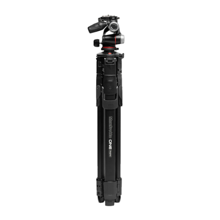 Manfrotto MKONEPA-3W - zestaw, statyw One Photo + głowica XPRO 3-Way (Alu, 10-177cm, udźwig 12kg, 200PL-14) - po złożeniu