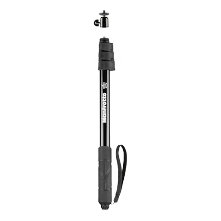 Manfrotto MPOLEVR - monopod, selfie stick z głowicą kulową (do kamer VR / 360, 72-210cm, udźwig 1,5kg)