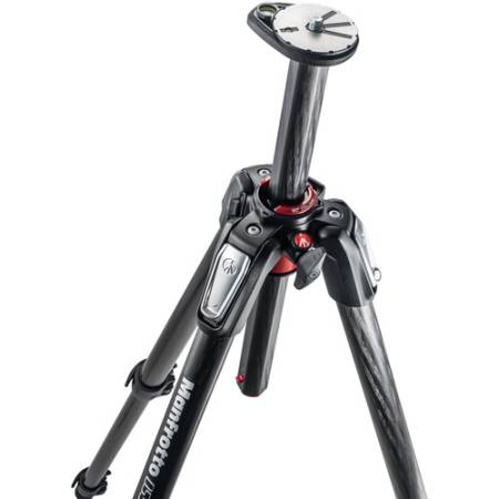 Manfrotto MT055CXPRO3 - statyw Carbon (9-170cm, udźwig 20kg, 3-sekcyjny) - kolumna centralna