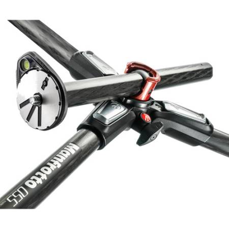Manfrotto MT055CXPRO3 - statyw Carbon (9-170cm, udźwig 20kg, 3-sekcyjny) - kolumna centralna