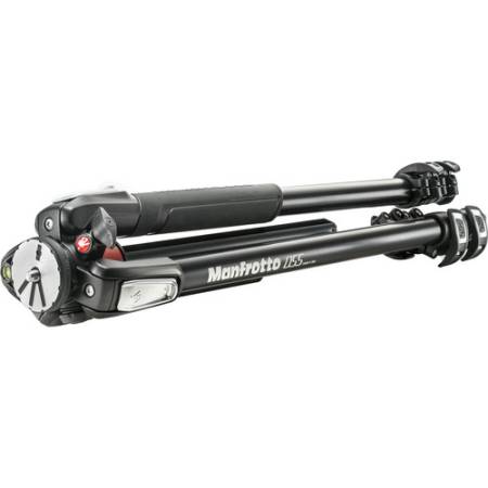Manfrotto MT055XPRO3 - statyw Alu (9-170cm, udźwig 20kg, 3-sekcyjny) - po złożeniu