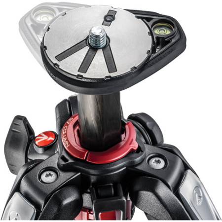 Manfrotto MT190CXPRO4 - statyw Carbon (8-160cm, udźwig 15kg, 4-sekcyjny) - mocowanie górne