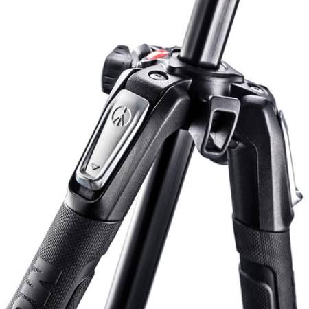 Manfrotto MT190X3 - statyw Alu (9-160cm, udźwig 15kg, 3-sekcyjny) - zbliżenie