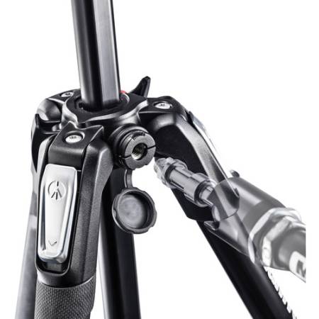 Manfrotto MT190X3 - statyw Alu (9-160cm, udźwig 15kg, 3-sekcyjny) - przykład użycia