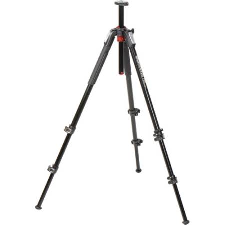 Manfrotto MT190XPRO3 - statyw Alu (8-160cm, udźwig 15kg, 3-sekcyjny) - maksymalnie rozłożony