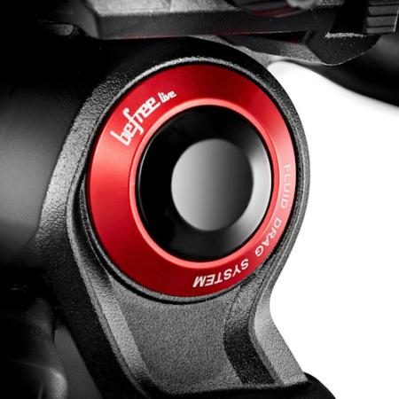 Manfrotto MVH400AH - głowica video Befree Live (udźwig 4kg, płaska baza, płytka 501PL) - zbliżenie