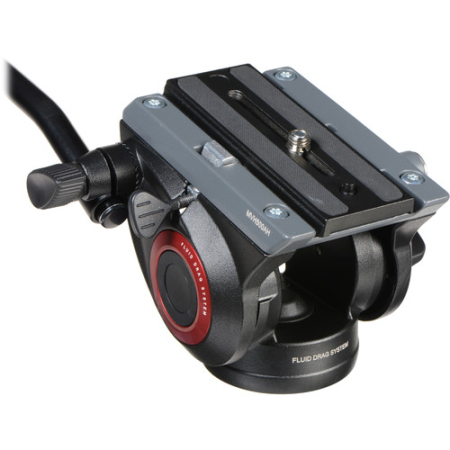 Mafrotto MVK500190XV - zestaw, statyw Alu 190X + głowica video / fluid MVH500AH (50,3-173,3cm, udźwig 8kg) - płytka 500PLONG
