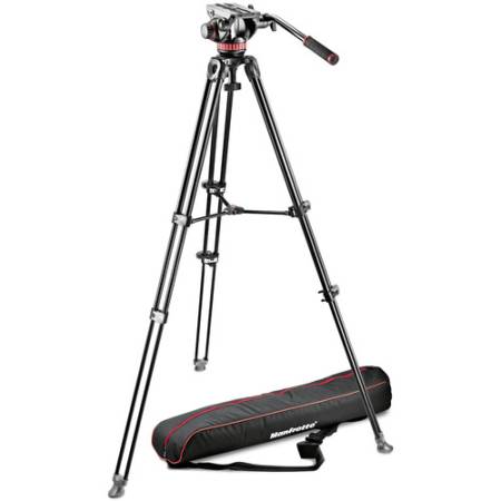 Manfrotto MVK502AM-1 - zestaw, statyw Alu, głowica video 502A (+torba transportowa, 70,5-156cm, udźwig 7kg)