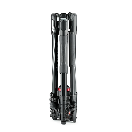Manfrotto MVKBFRL-LIVE - zestaw, statyw Alu Befree Live Lever (40-151cm, udźwig 4kg) + głowica video + torba - złożony
