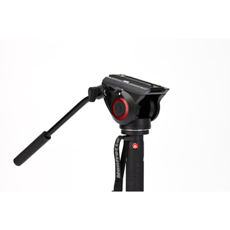 Manfrotto MVMXPRO500 - zestaw, monopod Alu (78-203cm, 4-sekcyjny) + głowica video (udźwig 8kg) - głowica