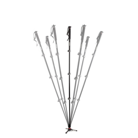 Manfrotto MVMXPRO500 - zestaw, monopod Alu (78-203cm, 4-sekcyjny) + głowica video (udźwig 8kg) - przykład użycia