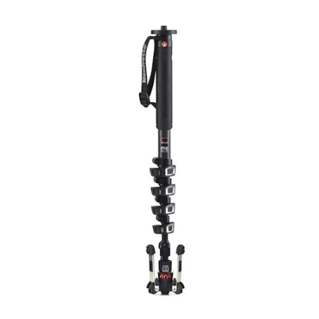 Manfrotto MVMXPROC5 - monopod video Carbon (60,5-188cm, udźwig 20kg, 5-sekcyjny)