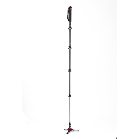 Manfrotto MVMXPROC5 - monopod video Carbon (60,5-188cm, udźwig 20kg, 5-sekcyjny) - po rozłożeniu