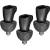 Manfrotto 116SPK3 - 3x stopka gumowa z wysuwanymi kolcami do statywu (190CXPRO4)