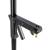 Manfrotto 231B - kolumnowy statyw oświetleniowy na kółkach (35-250cm, udźwig 8kg, 3-sekcyjny, czarny) - zbliżenie