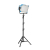 Manfrotto Avenger A1020B - statyw oświetleniowy Combo 20 (110-198cm, udźwig 25kg, 3-sekcyjny, czarny) - przykład użycia