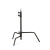 Manfrotto Avenger A2016DCB - statyw oświetleniowy C-Stand (84-155cm, udźwig 10kg, 3-sekcyjny, czarny)