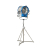Manfrotto Avenger B6040X - statyw oświetleniowy Wind Up na kółkach (182-386cm, udźwig 80kg) - przykład użycia