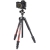 Manfrotto MKELMII4RD-BH - zestaw, statyw Alu 4-sekcyjny z głowicą kulową, czerwony