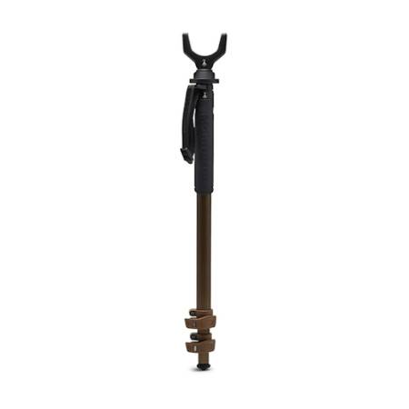 Manfrotto MPM-R0-1-SD ALPHA S.H.O.T. - monopod Alu z uchwytem V-kształtnym (do lunety/obiektywu), udźwig 10kg, 70-170cm
