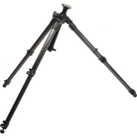 Manfrotto MT057C3-G - statyw Carbon (23-157cm, udźwig 20kg, 3-sekcyjny) - po rozłożeniu
