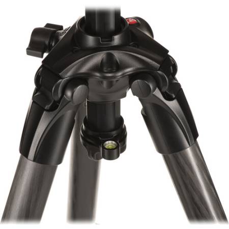 Manfrotto MT057C3 - statyw Carbon (23-157cm, udźwig 20kg, 3-sekcyjny) - zbliżenie