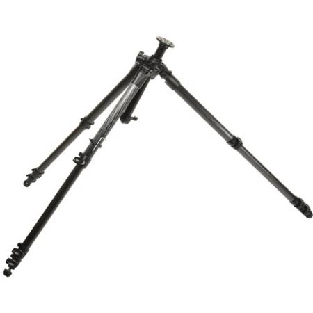 Manfrotto MT057C4-G - statyw Carbon (23-205cm, udźwig 20kg, 4-sekcyjny) - po rozłożeniu
