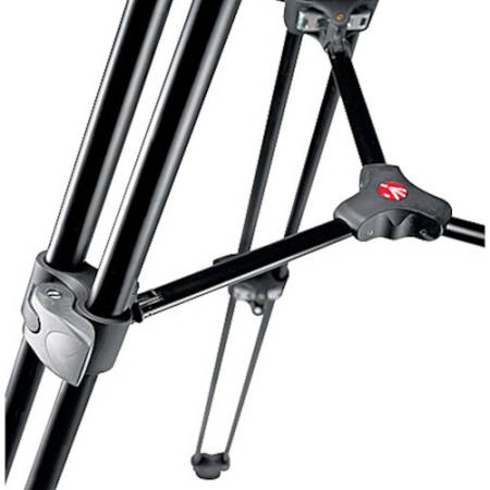 Manfrotto MVT502AM - statyw Alu (57-143,5cm, udźwig 15kg, 3-sekcyjny, półkula 75mm) - zbliżenie