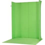 Nanlite LG-1822U U-Frame Green Screen Kit - zestaw, zielone tło materiałowe 180x220cm, stelaż u-kształtny