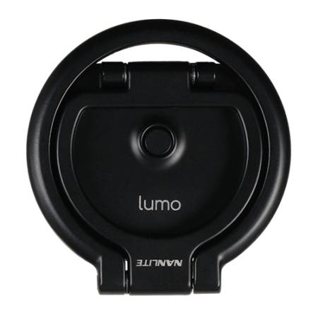 Nanlite Lumo (Polar Black) - pierścieniowa mini lampa LED, z uchwytem na smartfon, 3200-5600K