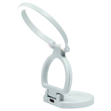 Nanlite Lumo (Mint Blue) - pierścieniowa mini lampa LED, z uchwytem na smartfon, 3200-5600K