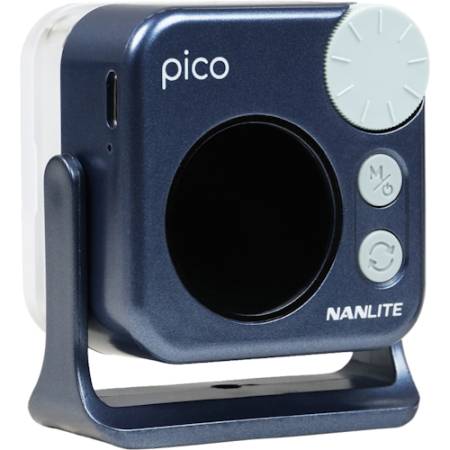 Nanlite Pico (Black) - mini lampa LED, kieszonkowa, RGBW, 2700-7500K, 36 000 kolorów