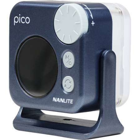 Nanlite Pico (Black) - mini lampa LED, kieszonkowa, RGBW, 2700-7500K, 36 000 kolorów