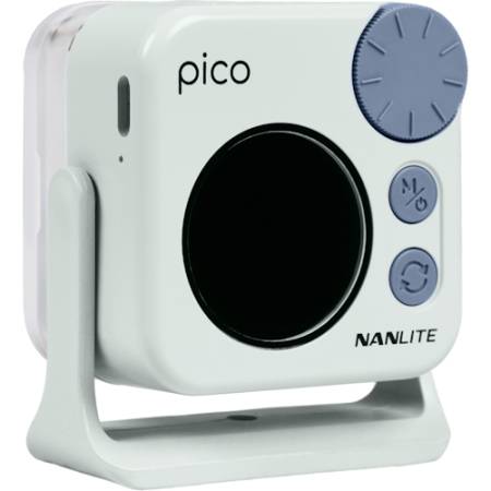 Nanlite Pico (Mint Blue) - mini lampa LED, kieszonkowa, RGBW, 2700-7500K, 36 000 kolorów