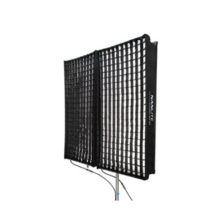 Nanlite AS-DPC-PS360 - rama łącząca, łącznik do lamp PavoSlim 360C - przykład użycia