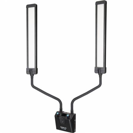 NanLite Mira 26B LS KIT - lampa, panel LED, 2700-6500K, 26W, statyw oświetleniowy
