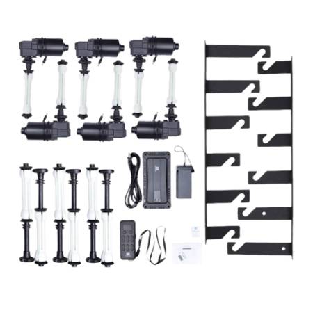 Nanlite 6-Axle Background Support Elevator Kit - zestaw zdalnych osi na rozwijane tło_2