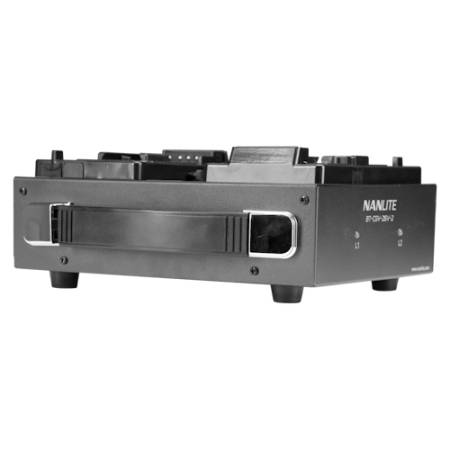 Nanlite BT-CGV-26V-2 - podwójna ładowarka do akumulatorów 26V, V-mount_2