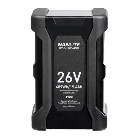 NanLite BT-V-26V489 - akumulator V-mount, 26V, 489WH_1